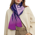 Purple Eye of Providence Print Scarf