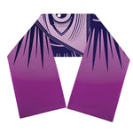 Purple Eye of Providence Print Scarf