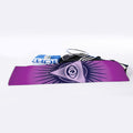 Purple Eye of Providence Print Sports Towel