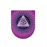 Purple Eye of Providence Print Toilet Lid Cover