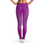 Purple Eye of Providence Print Women's Leggings