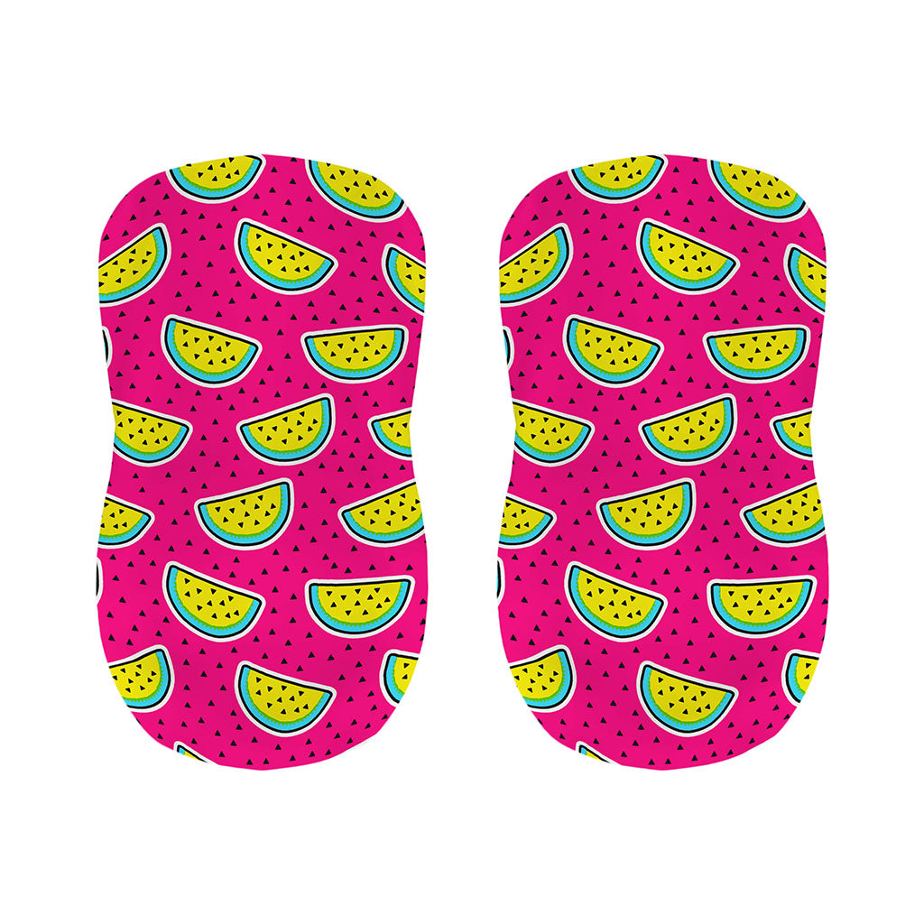 Purple Fancy Watermelon Pattern Print Bar Stool Covers