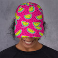Purple Fancy Watermelon Pattern Print Baseball Cap