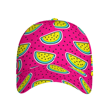Purple Fancy Watermelon Pattern Print Baseball Cap