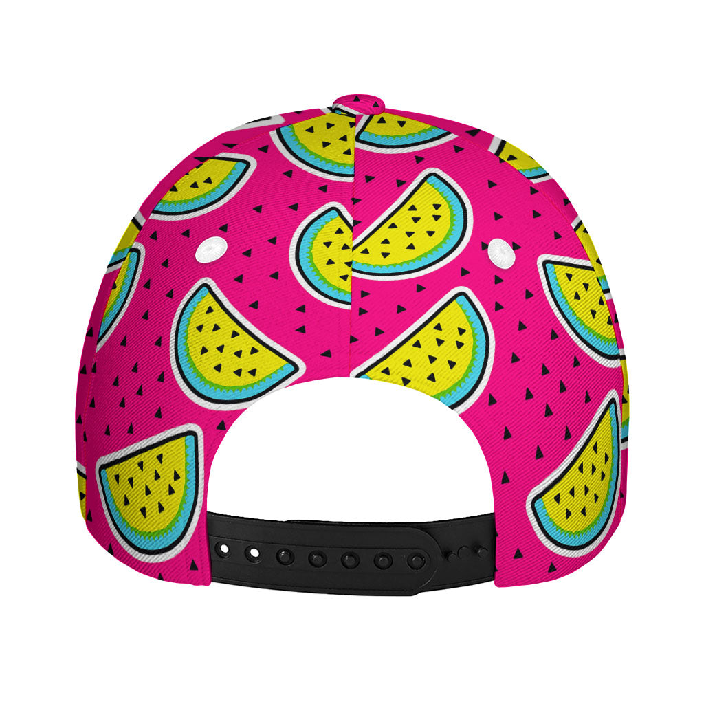 Purple Fancy Watermelon Pattern Print Baseball Cap