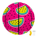 Purple Fancy Watermelon Pattern Print Basketball
