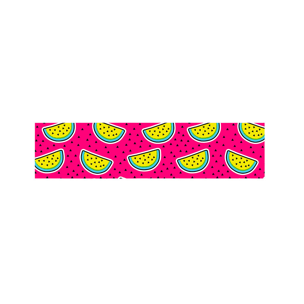 Purple Fancy Watermelon Pattern Print Bed Runner