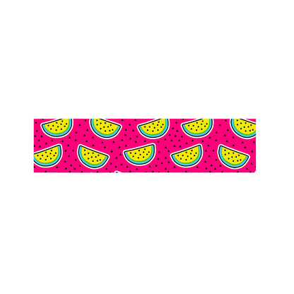 Purple Fancy Watermelon Pattern Print Bed Runner