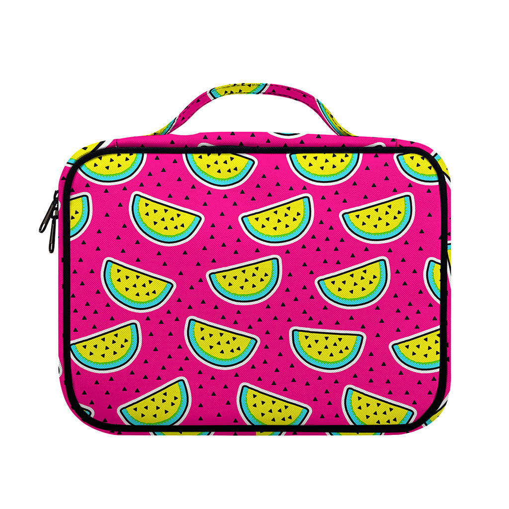 Purple Fancy Watermelon Pattern Print Briefcase Bible Bag