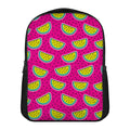Purple Fancy Watermelon Pattern Print Casual Backpack