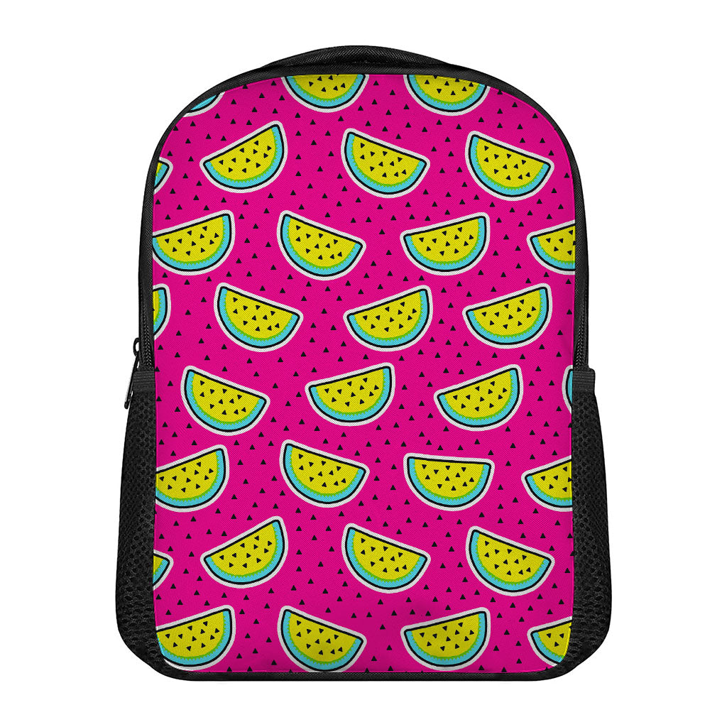 Purple Fancy Watermelon Pattern Print Casual Backpack