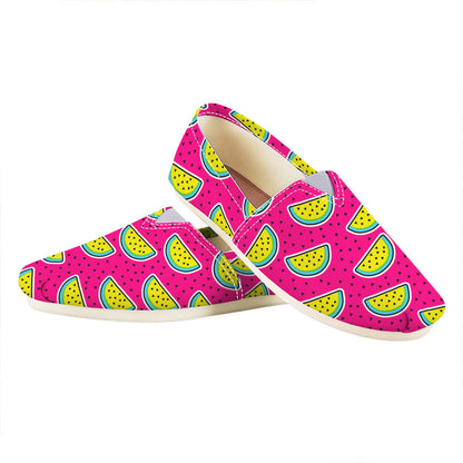 Purple Fancy Watermelon Pattern Print Casual Shoes