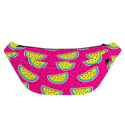 Purple Fancy Watermelon Pattern Print Fanny Pack