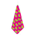 Purple Fancy Watermelon Pattern Print Hand Towel