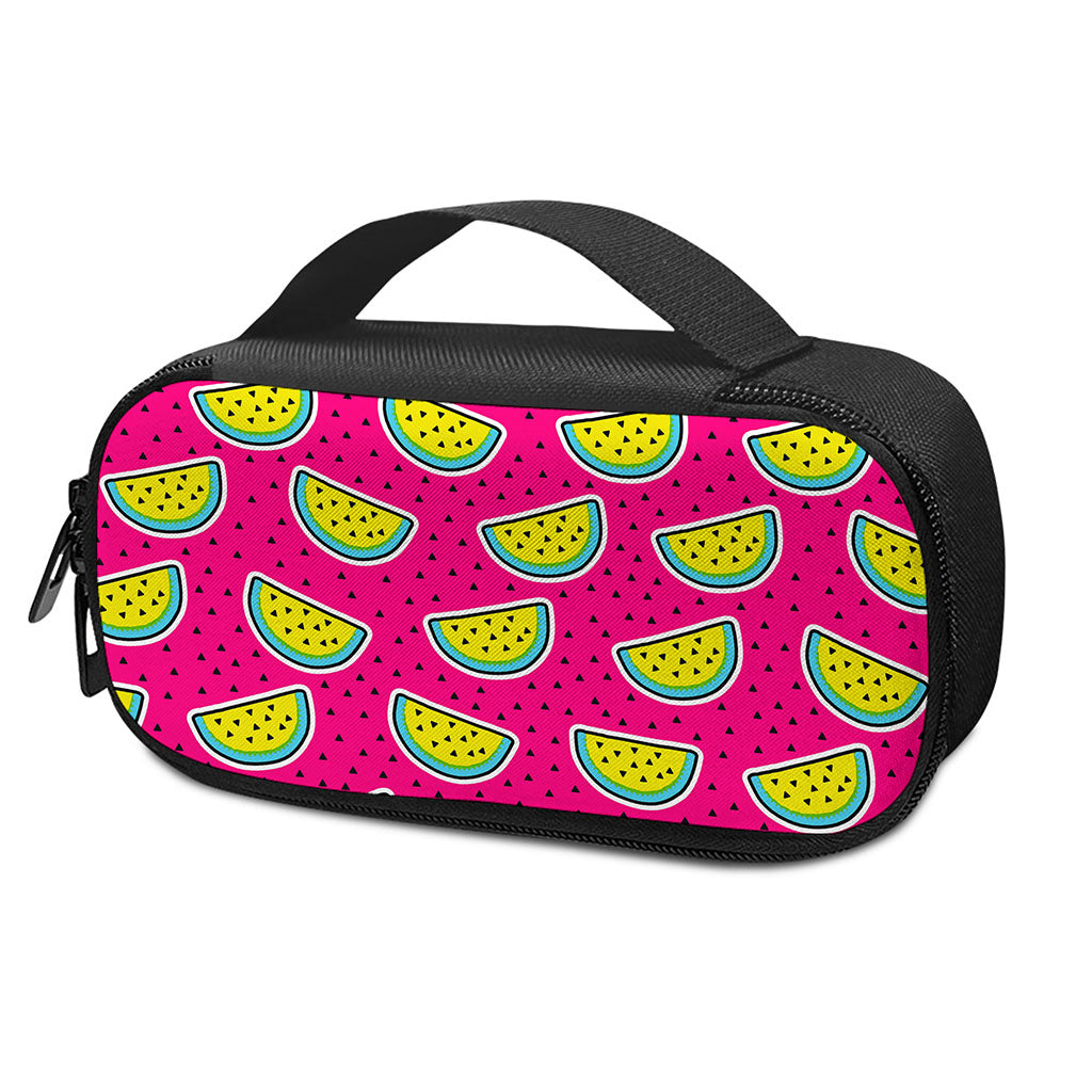 Purple Fancy Watermelon Pattern Print Insulin Cooler Travel Case