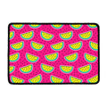 Purple Fancy Watermelon Pattern Print Kitchen Mat