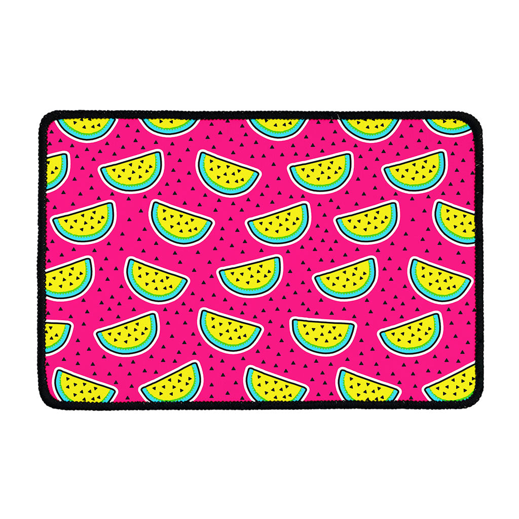Purple Fancy Watermelon Pattern Print Kitchen Mat