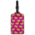 Purple Fancy Watermelon Pattern Print Luggage Tag