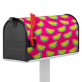 Purple Fancy Watermelon Pattern Print Mailbox Cover