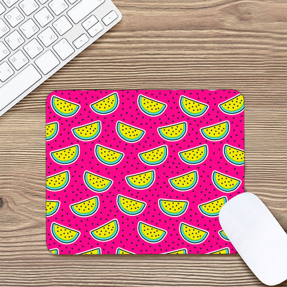 Purple Fancy Watermelon Pattern Print Mouse Pad