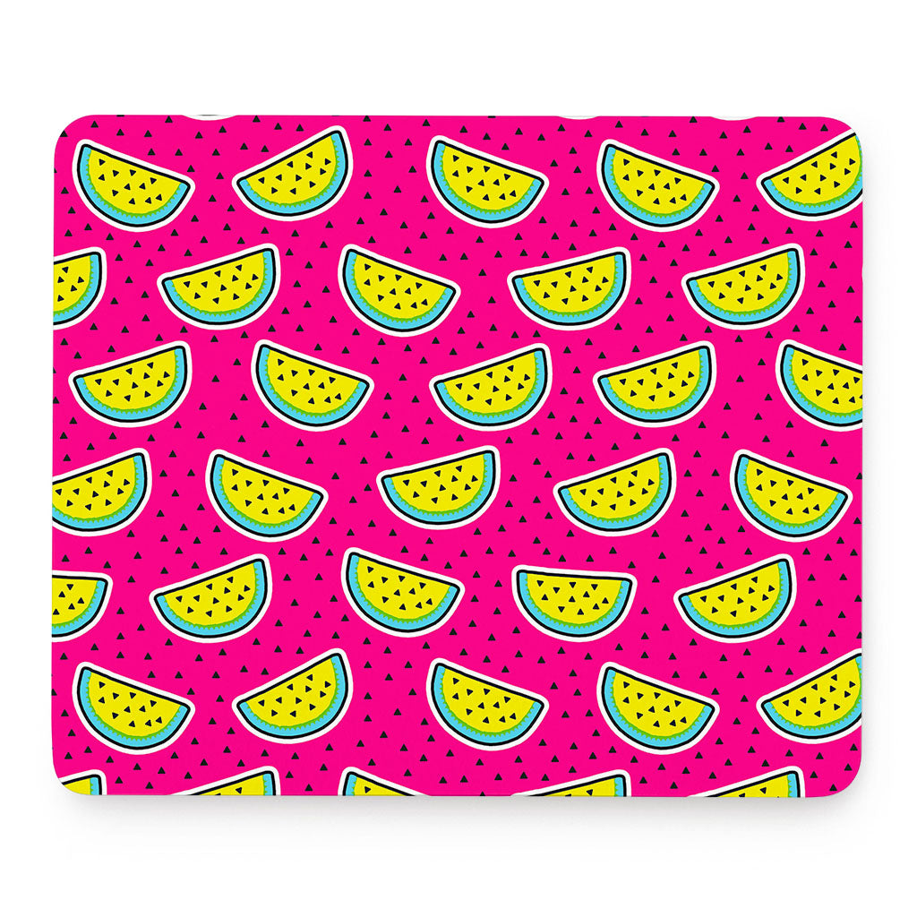 Purple Fancy Watermelon Pattern Print Mouse Pad
