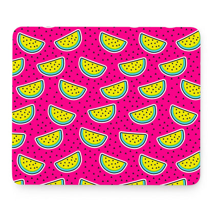 Purple Fancy Watermelon Pattern Print Mouse Pad