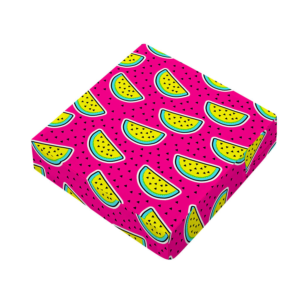 Purple Fancy Watermelon Pattern Print Outdoor Seat Cushion Cover