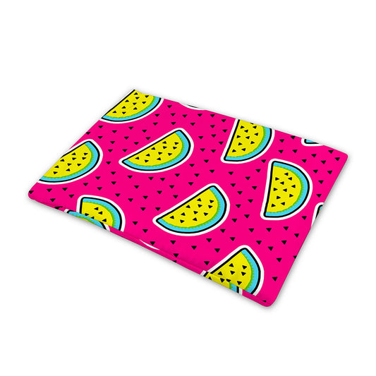 Purple Fancy Watermelon Pattern Print Pet Cooling Mat Cover