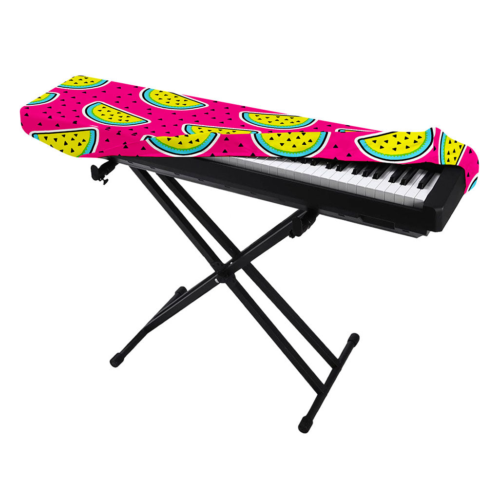 Purple Fancy Watermelon Pattern Print Piano Keyboard Cover