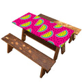 Purple Fancy Watermelon Pattern Print Picnic Table Cover