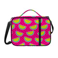 Purple Fancy Watermelon Pattern Print Shoulder Strap Bible Bag