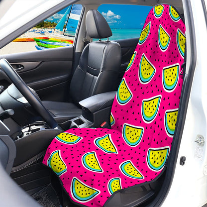 Purple Fancy Watermelon Pattern Print Waterproof Car Seat Cover