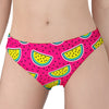 Purple Fancy Watermelon Pattern Print Women's Panties