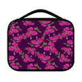 Purple Floral Flower Pattern Print Classic Bible Case