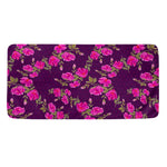 Purple Floral Flower Pattern Print Towel
