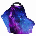Purple Galaxy Space Blue Starfield Print Baby Seat Cover