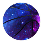 Purple Galaxy Space Blue Starfield Print Basketball