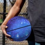 Purple Galaxy Space Blue Starfield Print Basketball