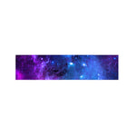 Purple Galaxy Space Blue Starfield Print Bed Runner