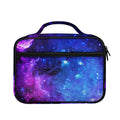 Purple Galaxy Space Blue Starfield Print Briefcase Bible Bag