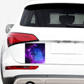Purple Galaxy Space Blue Starfield Print Car Sticker