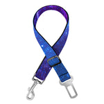 Purple Galaxy Space Blue Starfield Print Dog Seat Belt