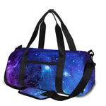 Purple Galaxy Space Blue Starfield Print Gym Bag