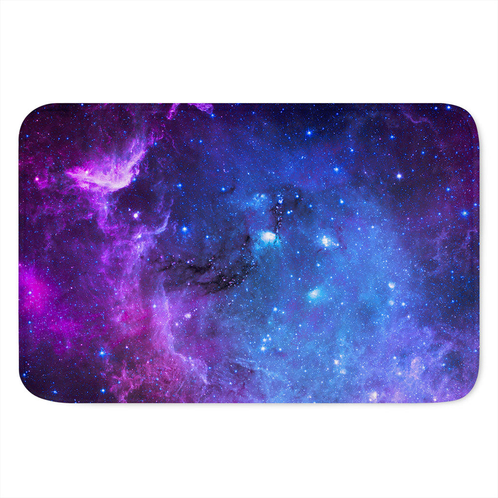 Purple Galaxy Space Blue Starfield Print Indoor Door Mat