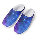 Purple Galaxy Space Blue Starfield Print Mesh Casual Shoes