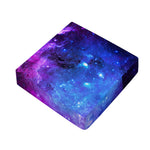 Purple Galaxy Space Blue Starfield Print Outdoor Seat Cushion Cover