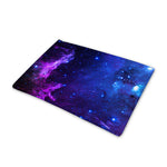 Purple Galaxy Space Blue Starfield Print Pet Cooling Mat Cover