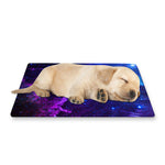 Purple Galaxy Space Blue Starfield Print Pet Cooling Mat Cover