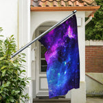 Purple Galaxy Space Blue Starfield Print Polyester Flag