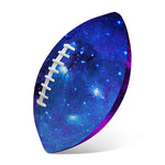 Purple Galaxy Space Blue Starfield Print Rugby Ball